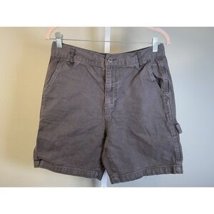 RSQ Utility  Black Jean Shorts Men's 30 Y2K Carpenter Cargo Skater Denim Punk